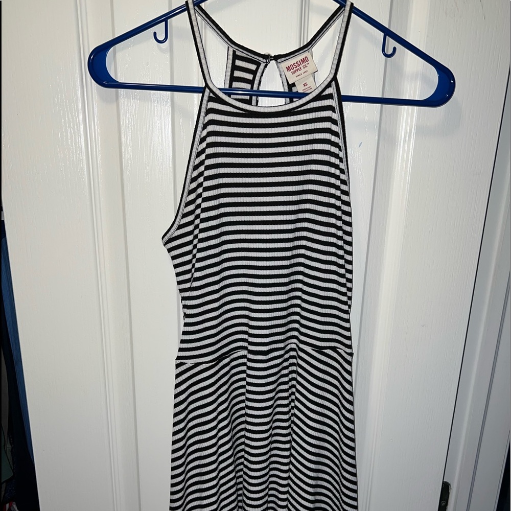 Stripped summer dress.